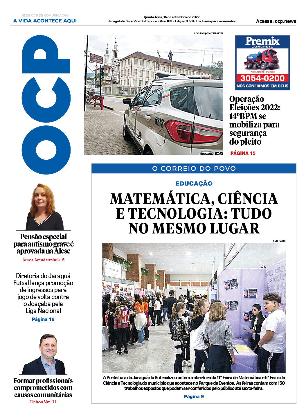 Jornal Digital O Correio do Povo edição 150922