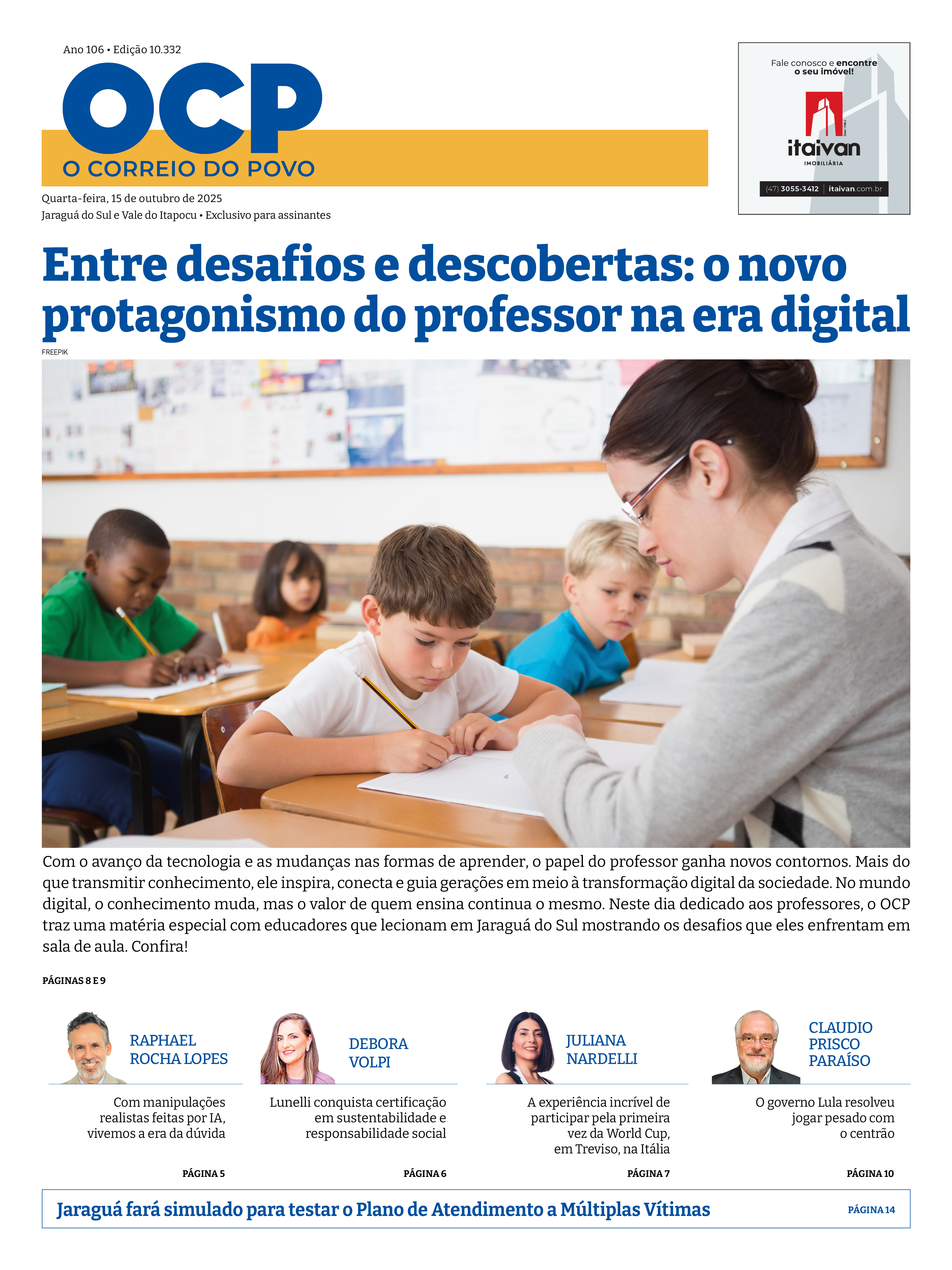 Jornal Digital O Correio do Povo edição 151025