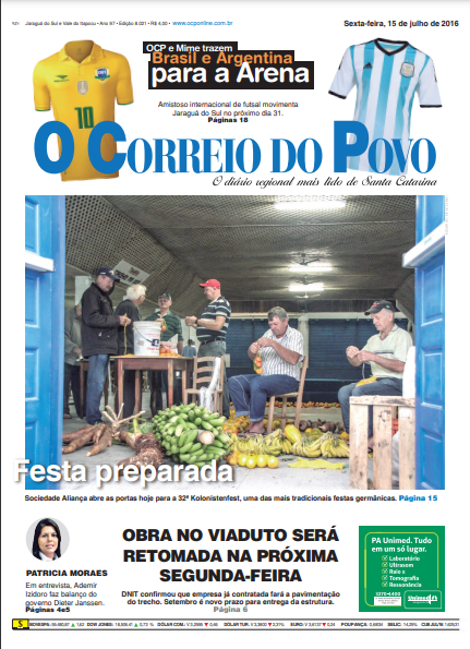 Jornal Digital O Correio do Povo edição 8021