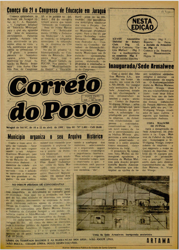 Jornal Digital O Correio do Povo edição 883483