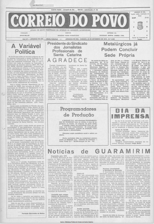 Jornal Digital O Correio do Povo edição 783005