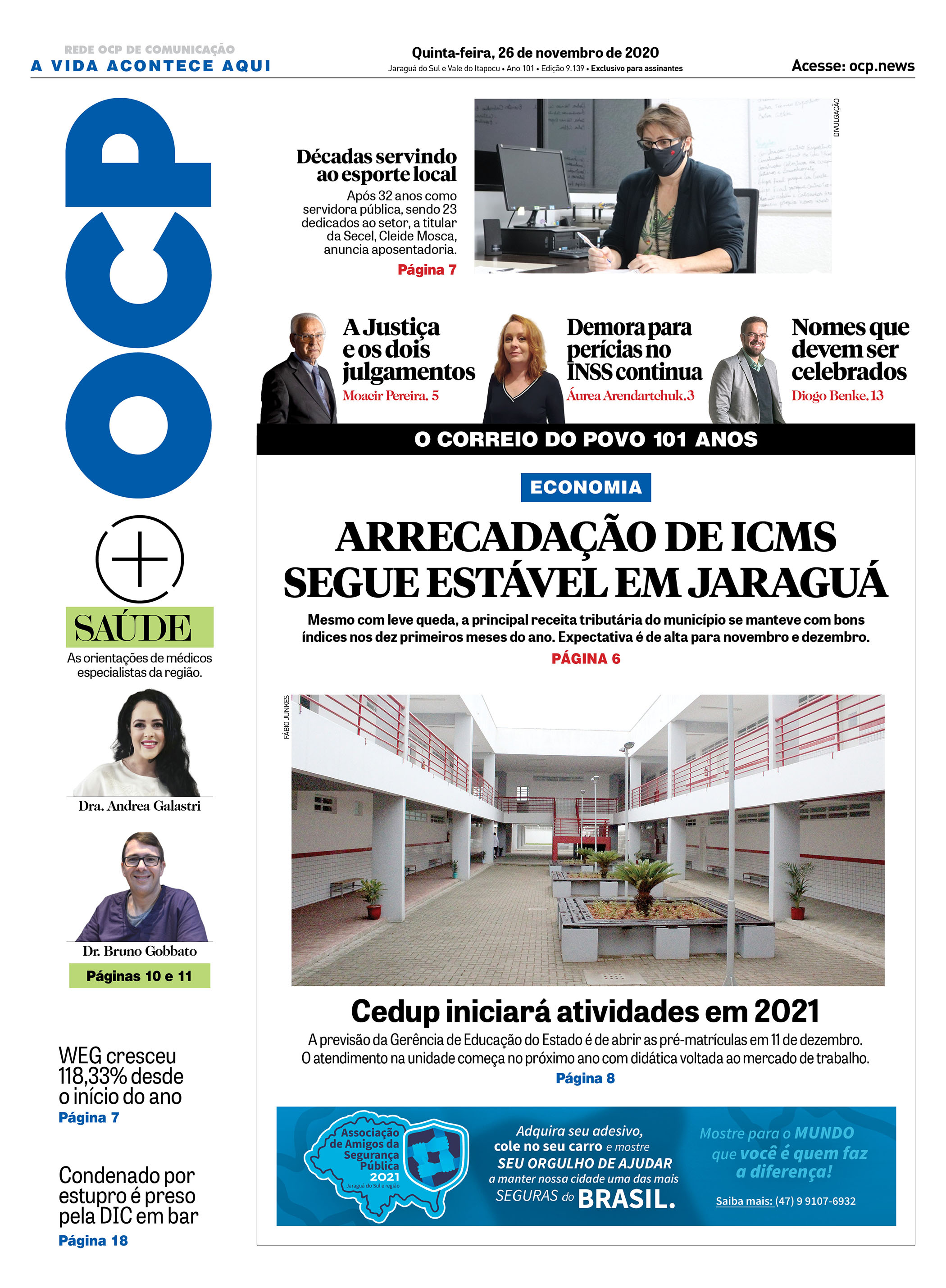 Jornal Digital O Correio do Povo edição 261120
