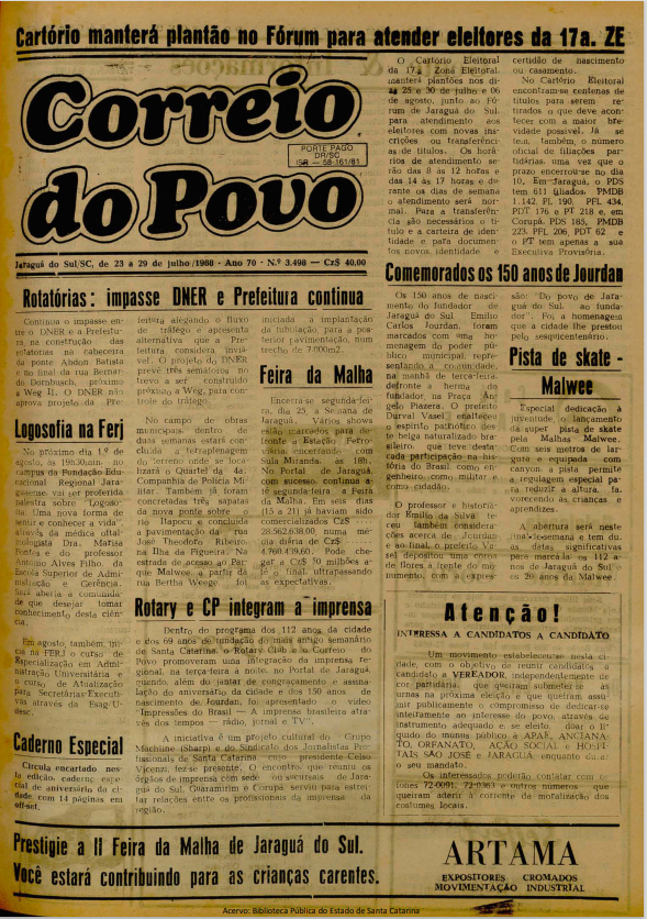 Jornal Digital O Correio do Povo edição 883498