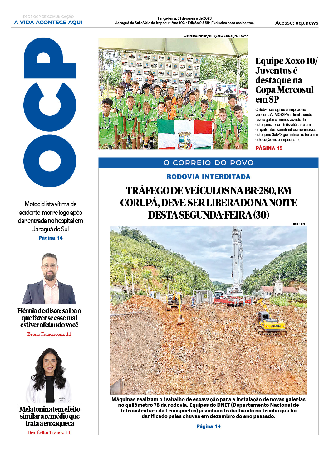 Jornal Digital O Correio do Povo edição 310123
