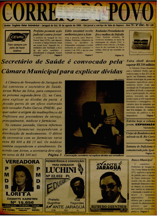 Jornal Digital O Correio do Povo edição 964061