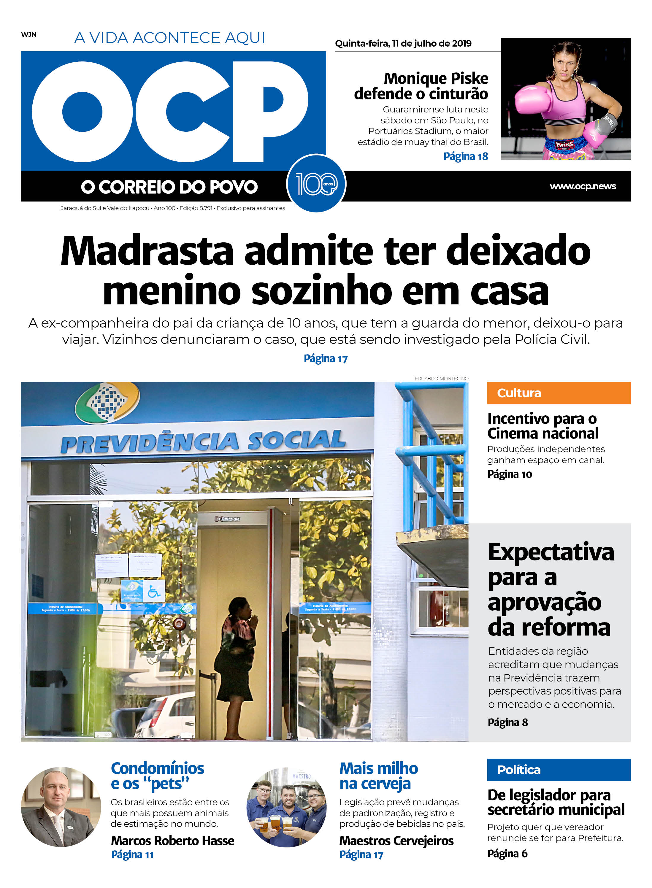 Jornal Digital O Correio do Povo edição 110719