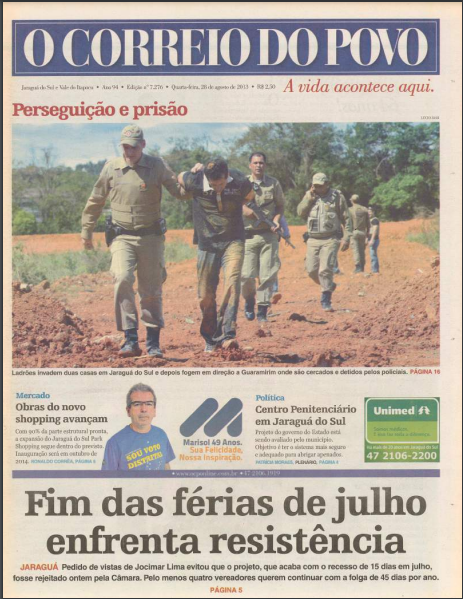 Jornal Digital O Correio do Povo edição 7276