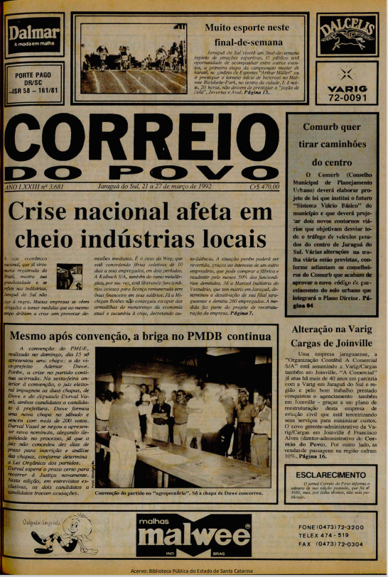 Jornal Digital O Correio do Povo edição 923681