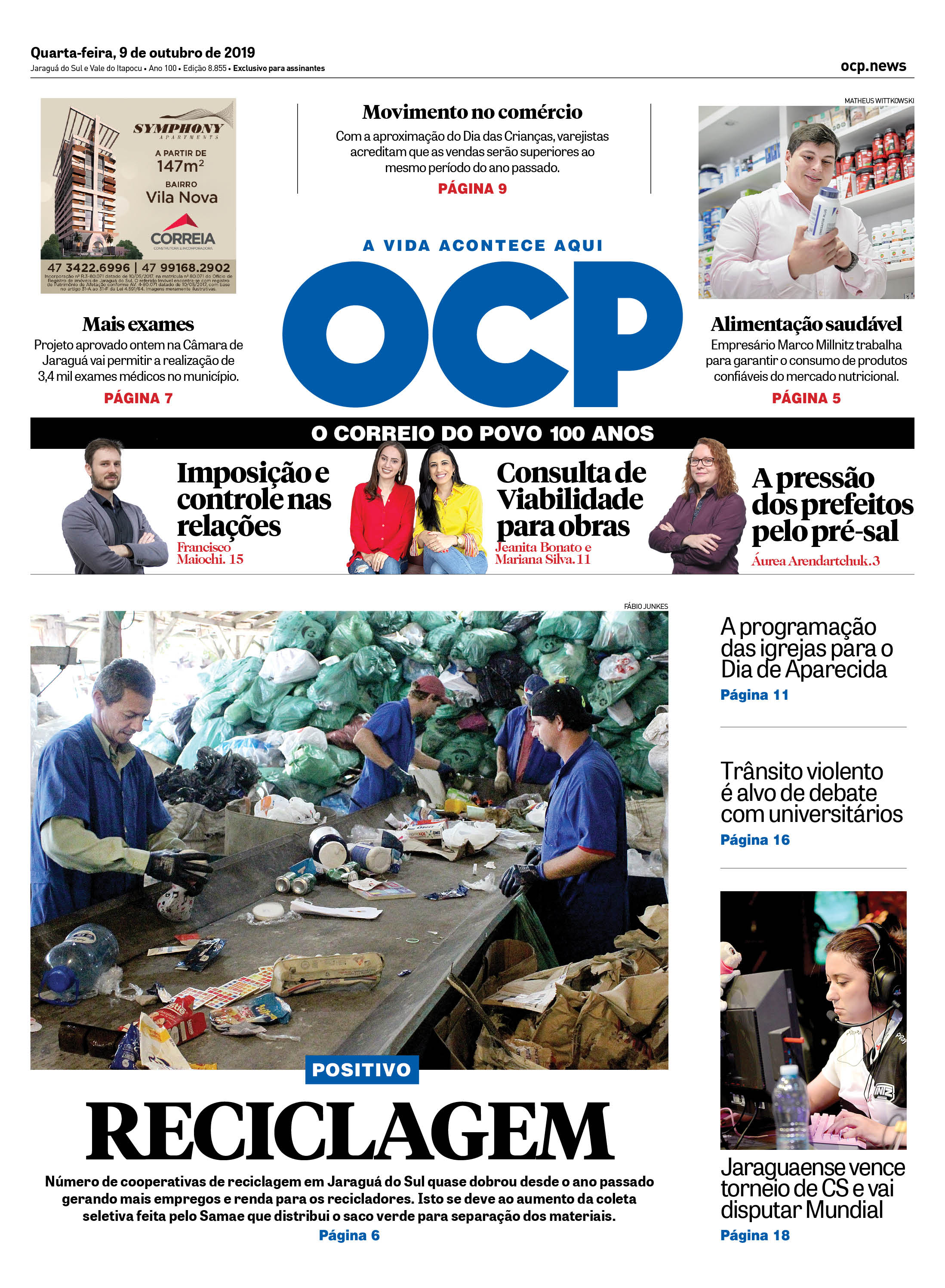 Jornal Digital O Correio do Povo edição 91019