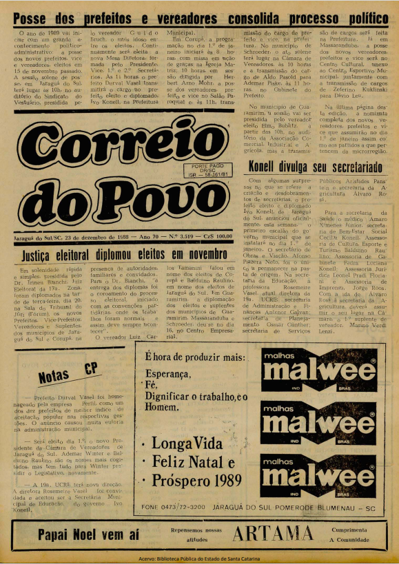 Jornal Digital O Correio do Povo edição 883519