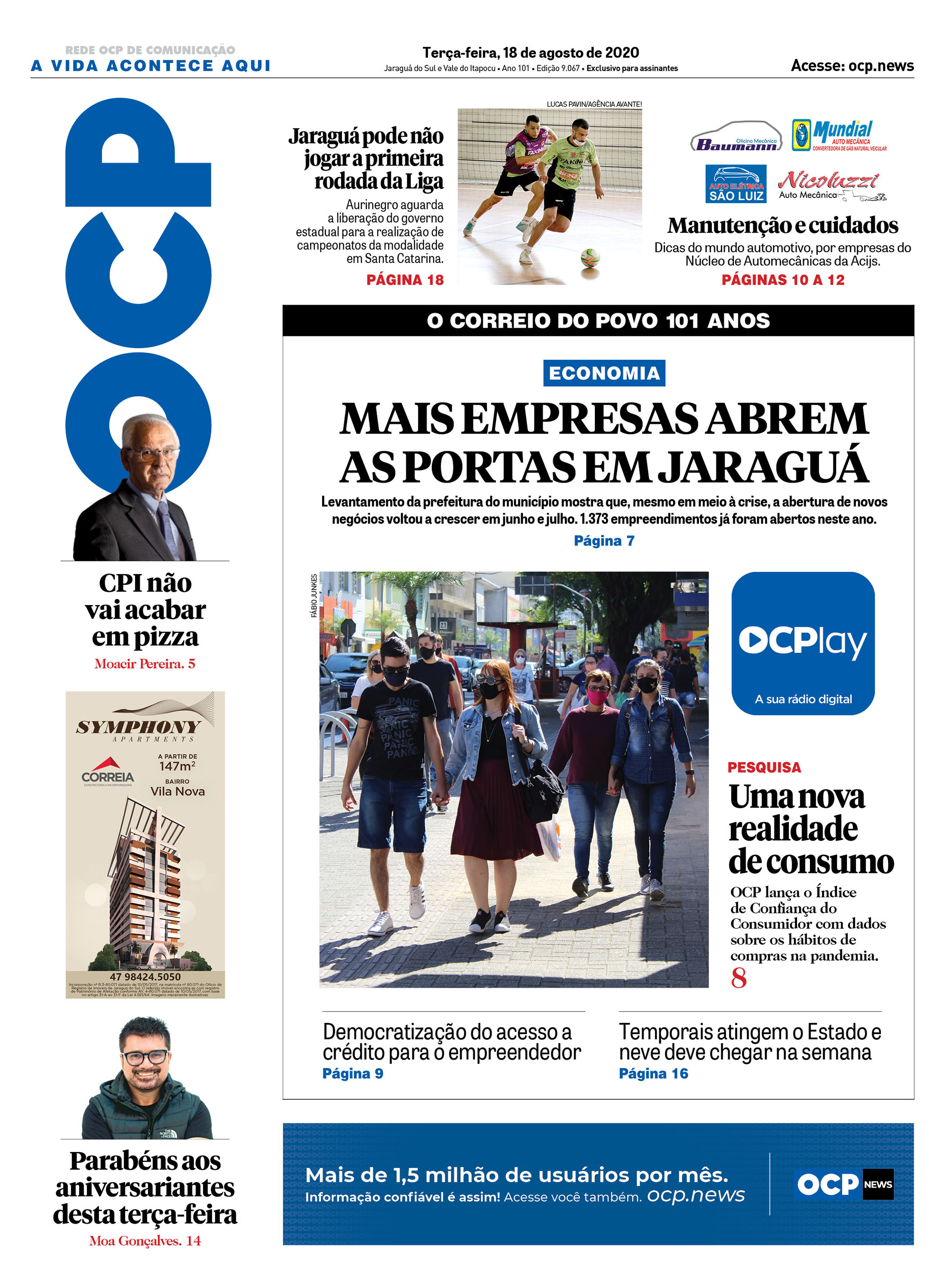 Jornal Digital O Correio do Povo edição 180820
