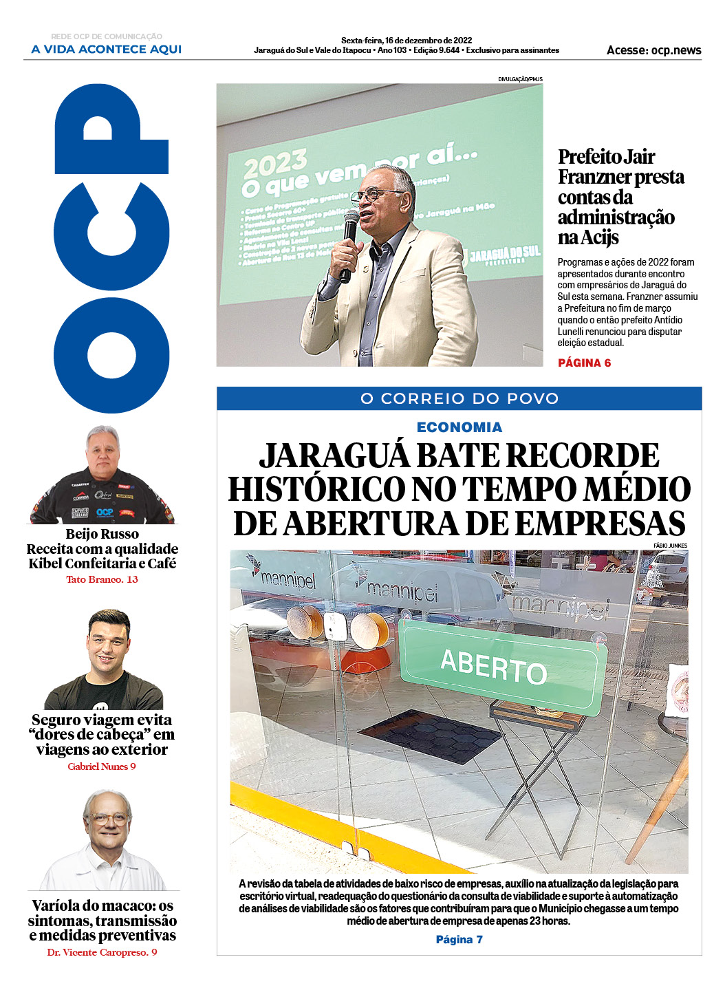 Jornal Digital O Correio do Povo edição 161222