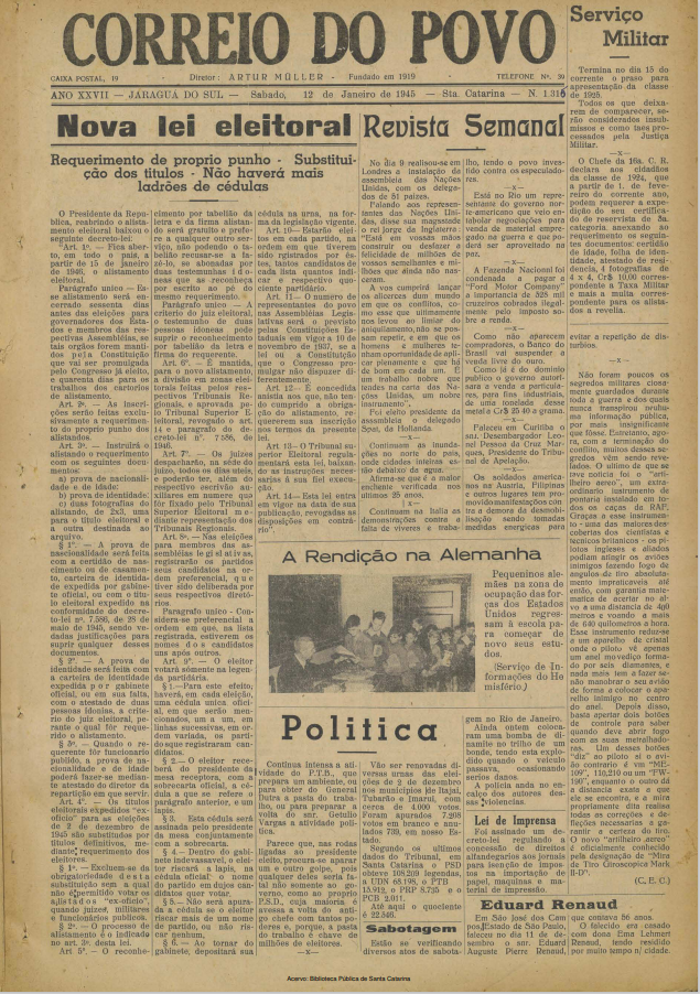 Jornal Digital O Correio do Povo edição 461315
