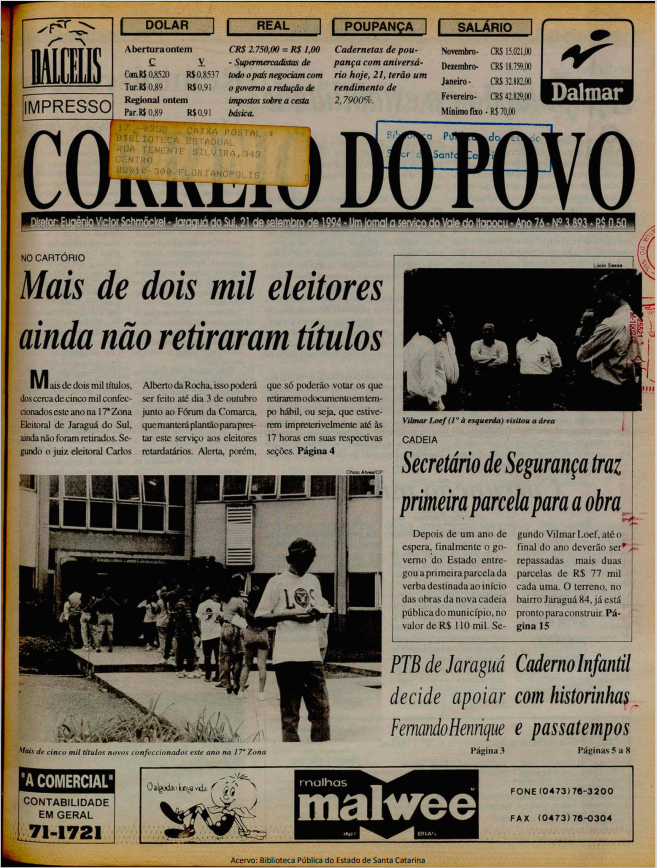 Jornal Digital O Correio do Povo edição 943893