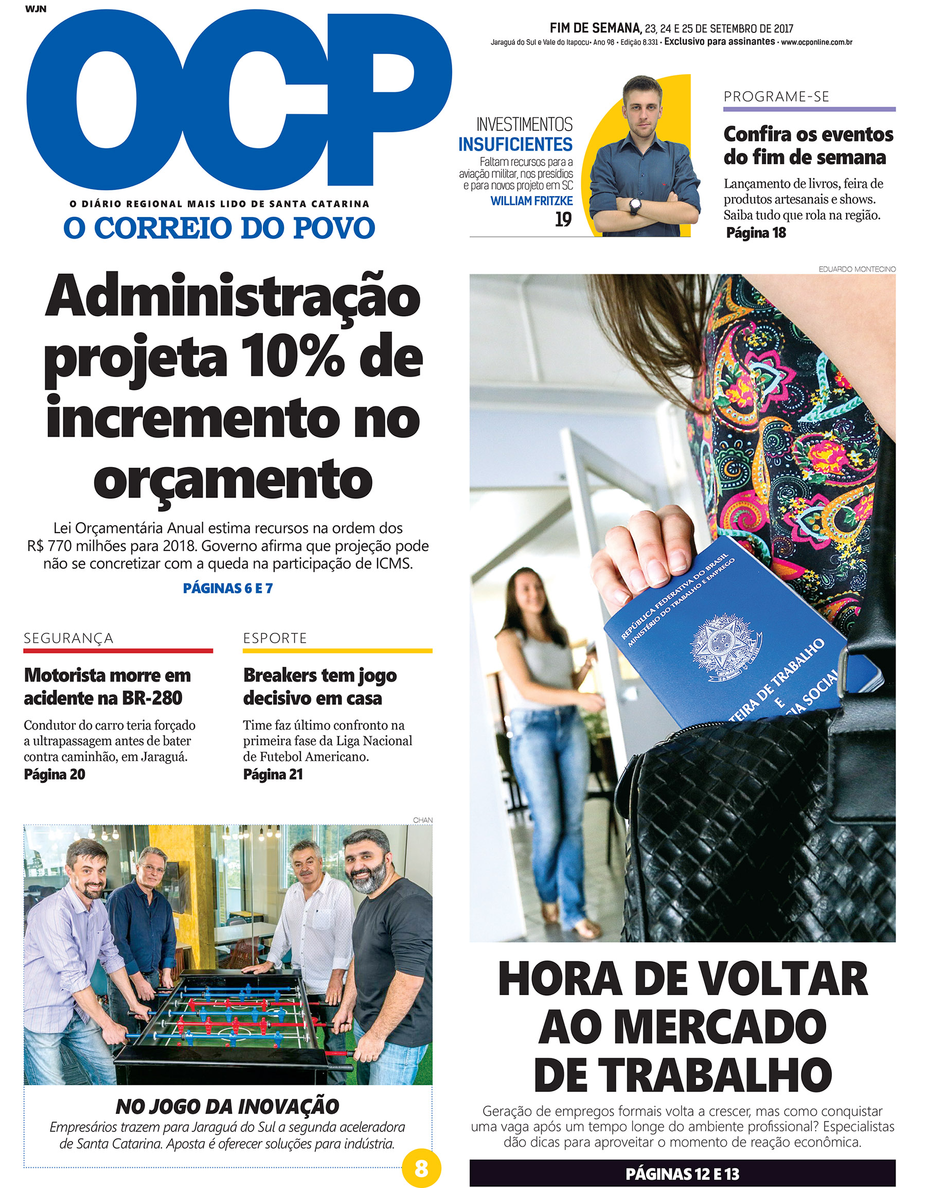 Jornal Digital O Correio do Povo edição 230917
