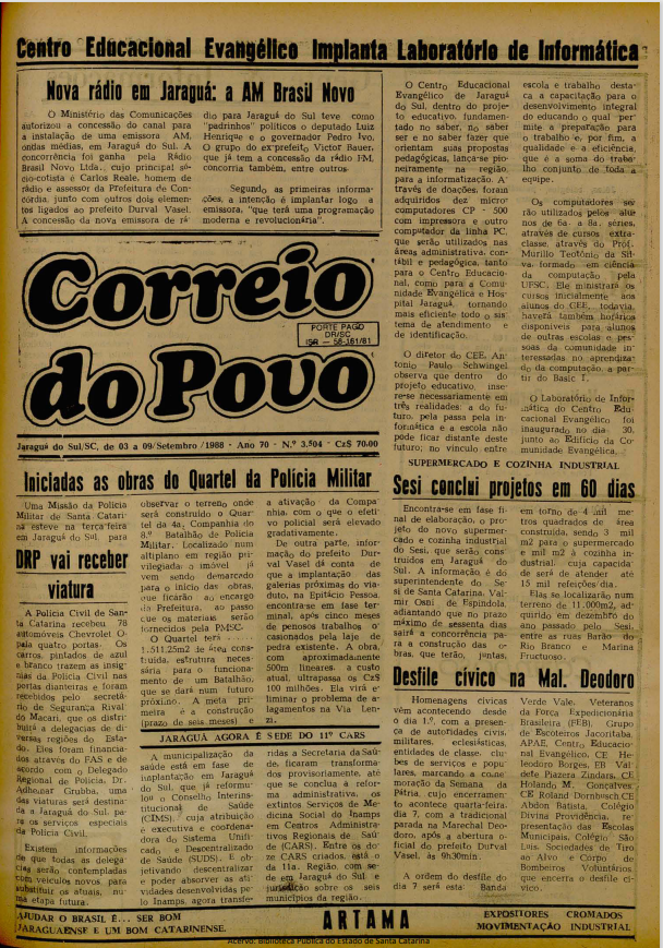 Jornal Digital O Correio do Povo edição 883504