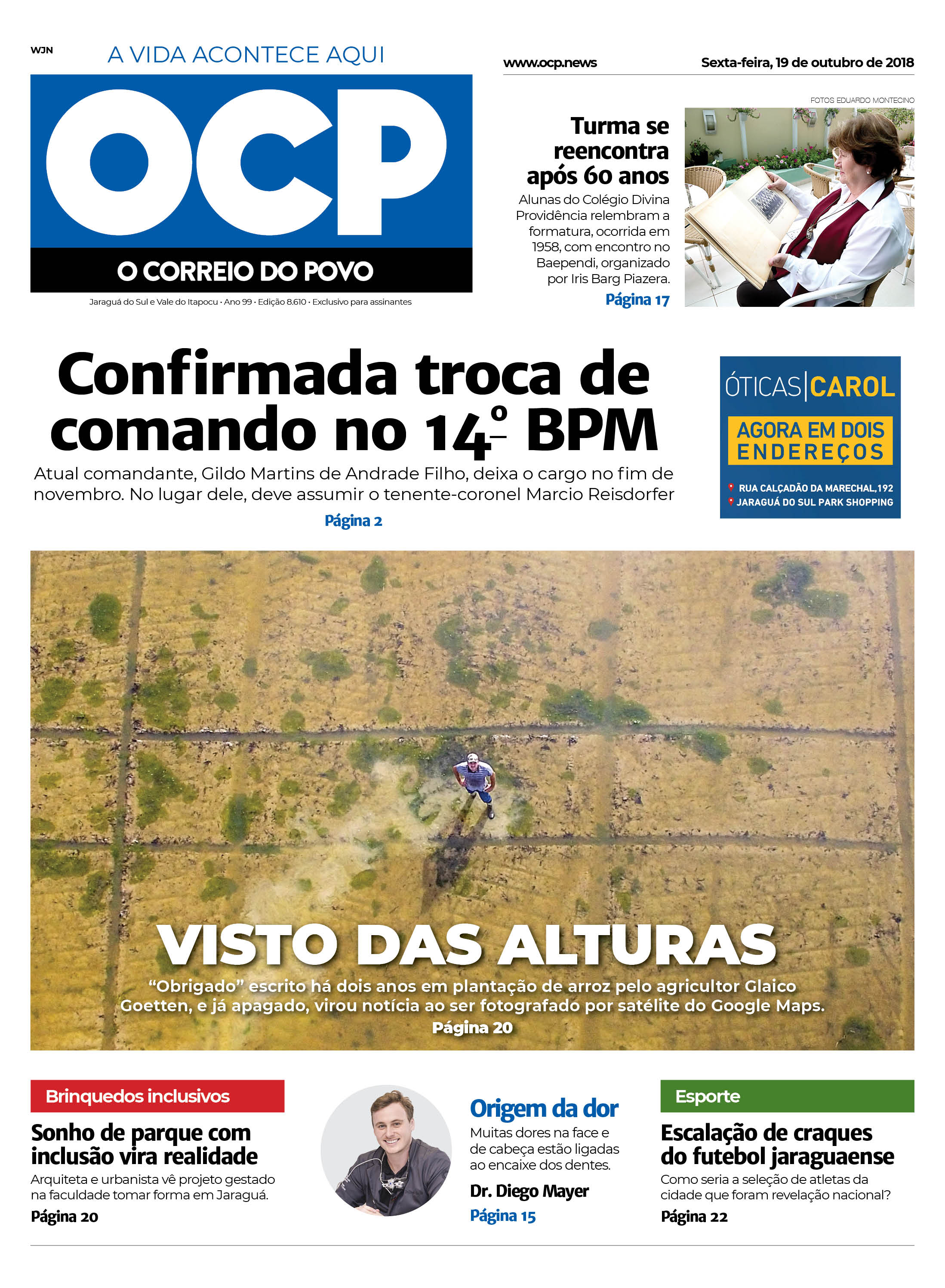 Jornal Digital O Correio do Povo edição 191018