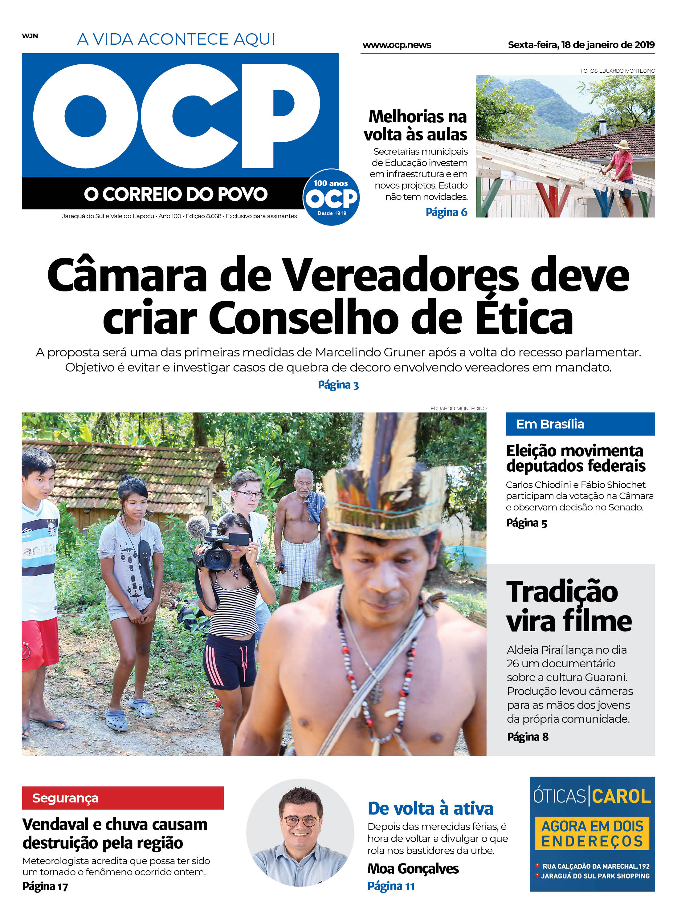 Jornal Digital O Correio do Povo edição 180119