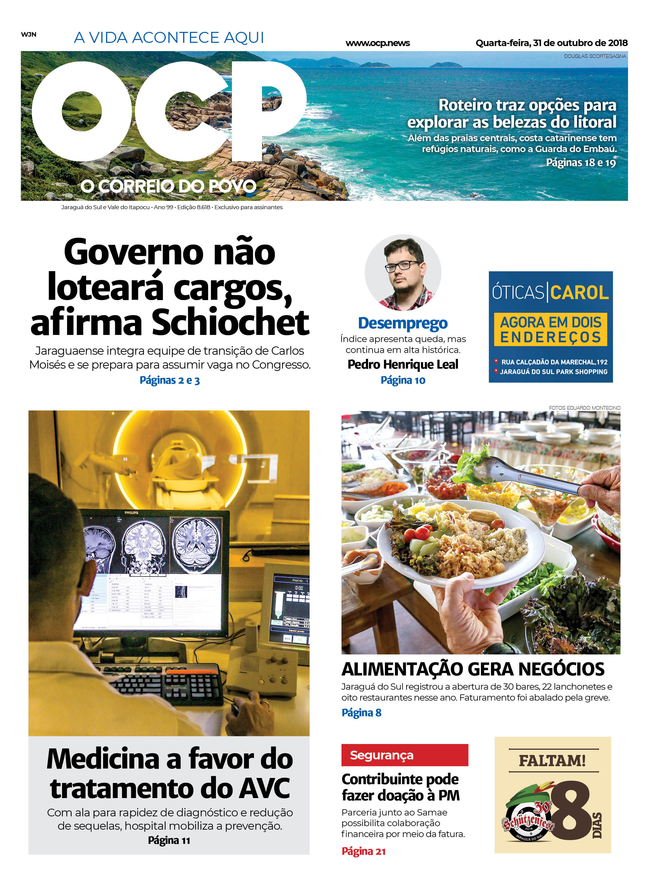 Jornal Digital O Correio do Povo edição 311018