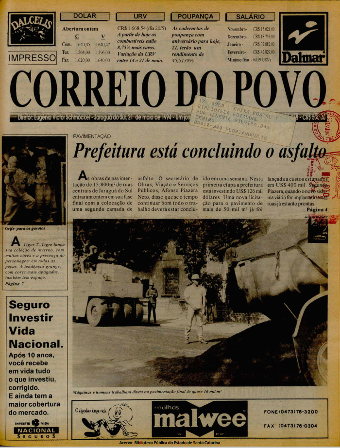 Jornal Digital O Correio do Povo edição 943858