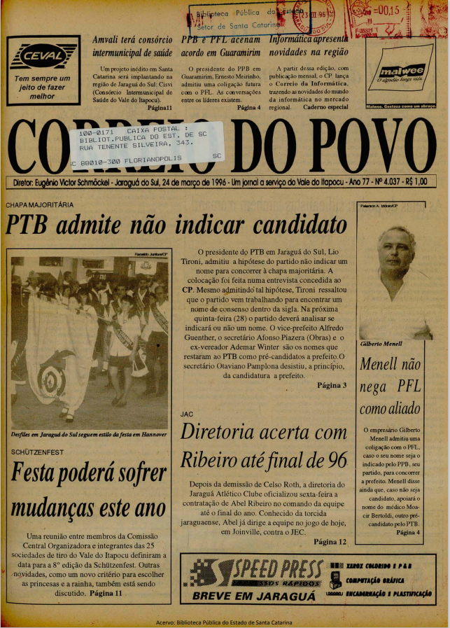 Jornal Digital O Correio do Povo edição 964037