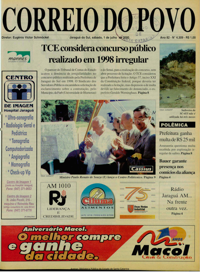 Jornal Digital O Correio do Povo edição 204309