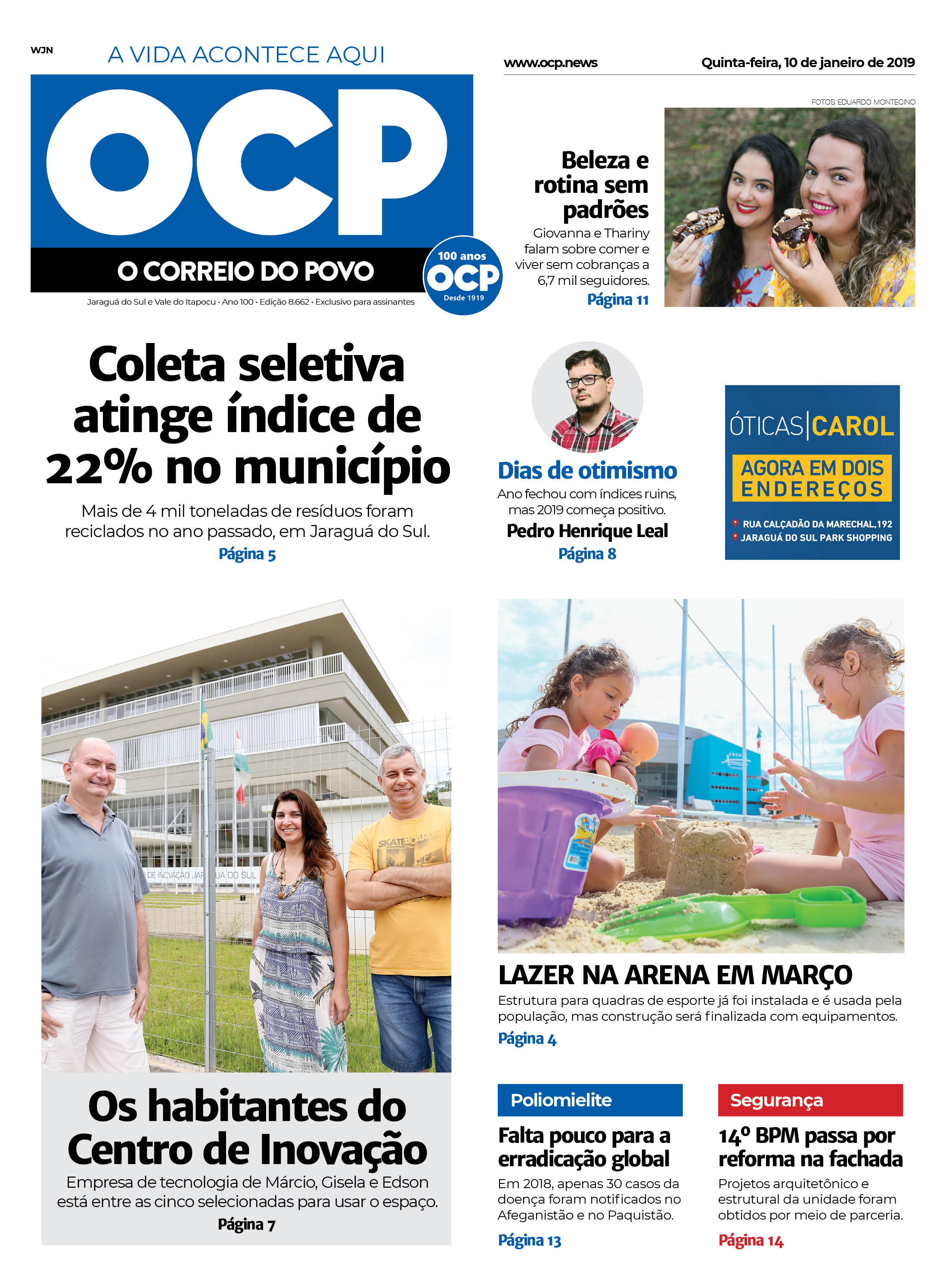 Jornal Digital O Correio do Povo edição 100119