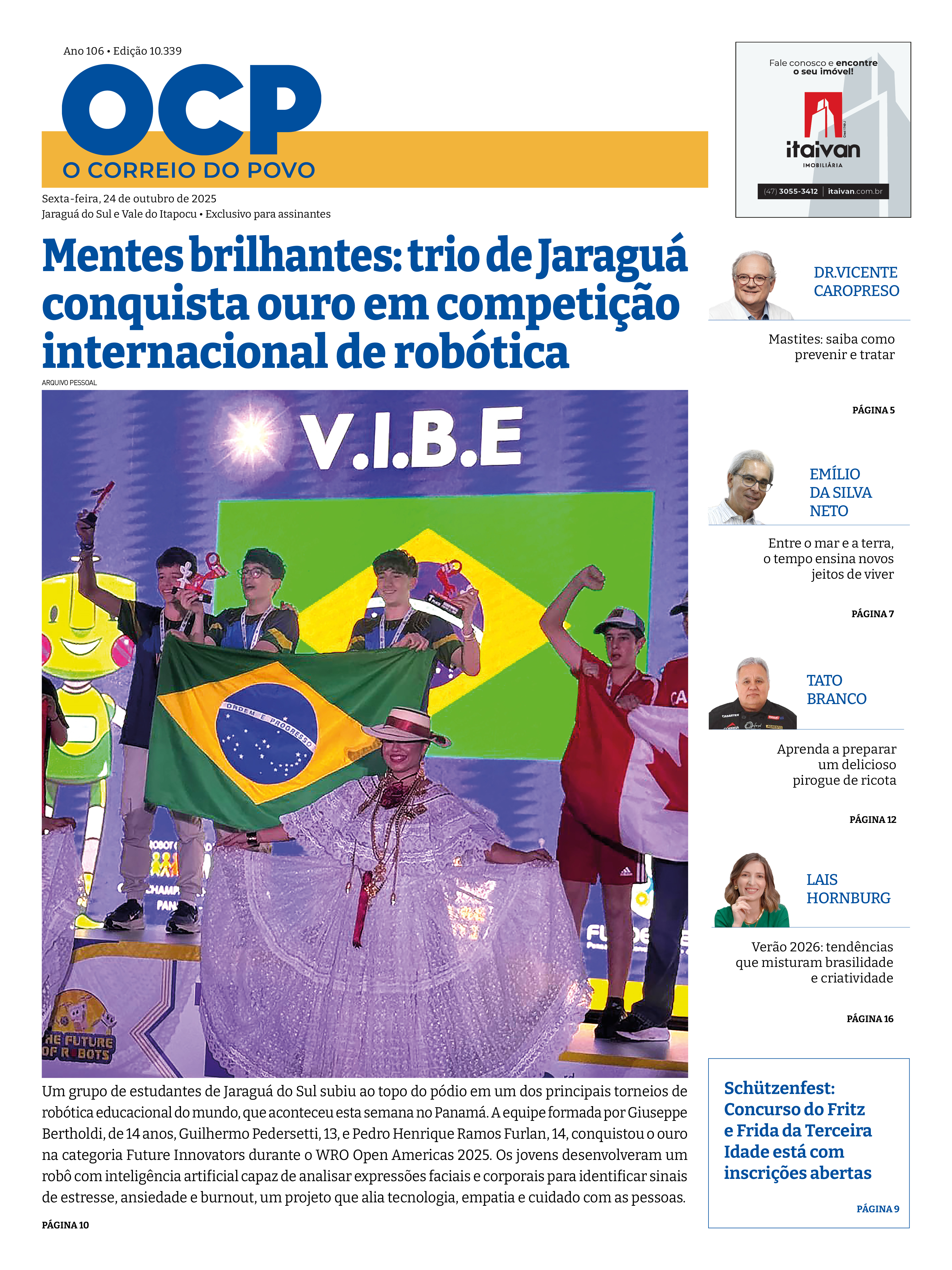 Jornal Digital O Correio do Povo edição 241025