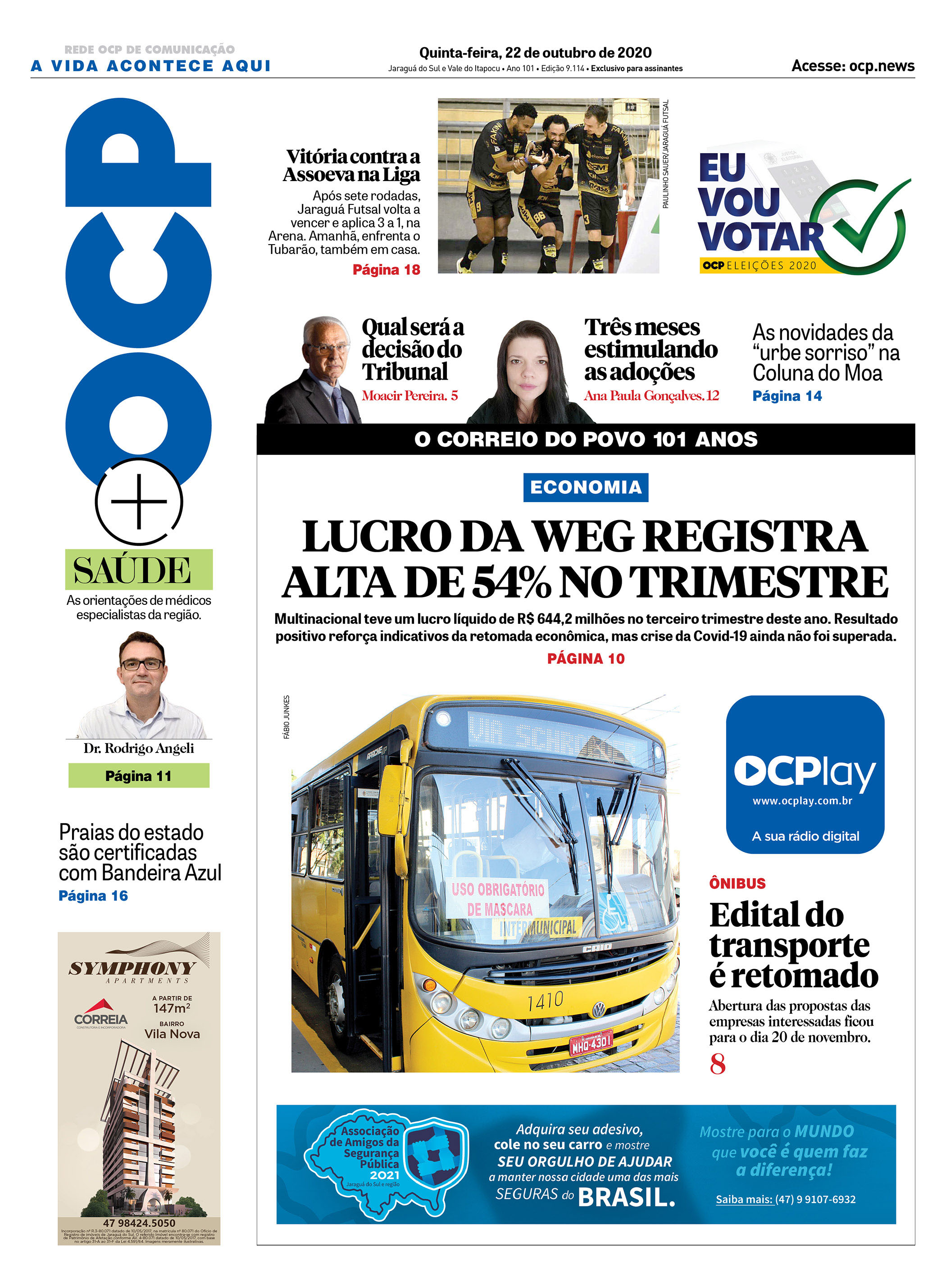 Jornal Digital O Correio do Povo edição 221020