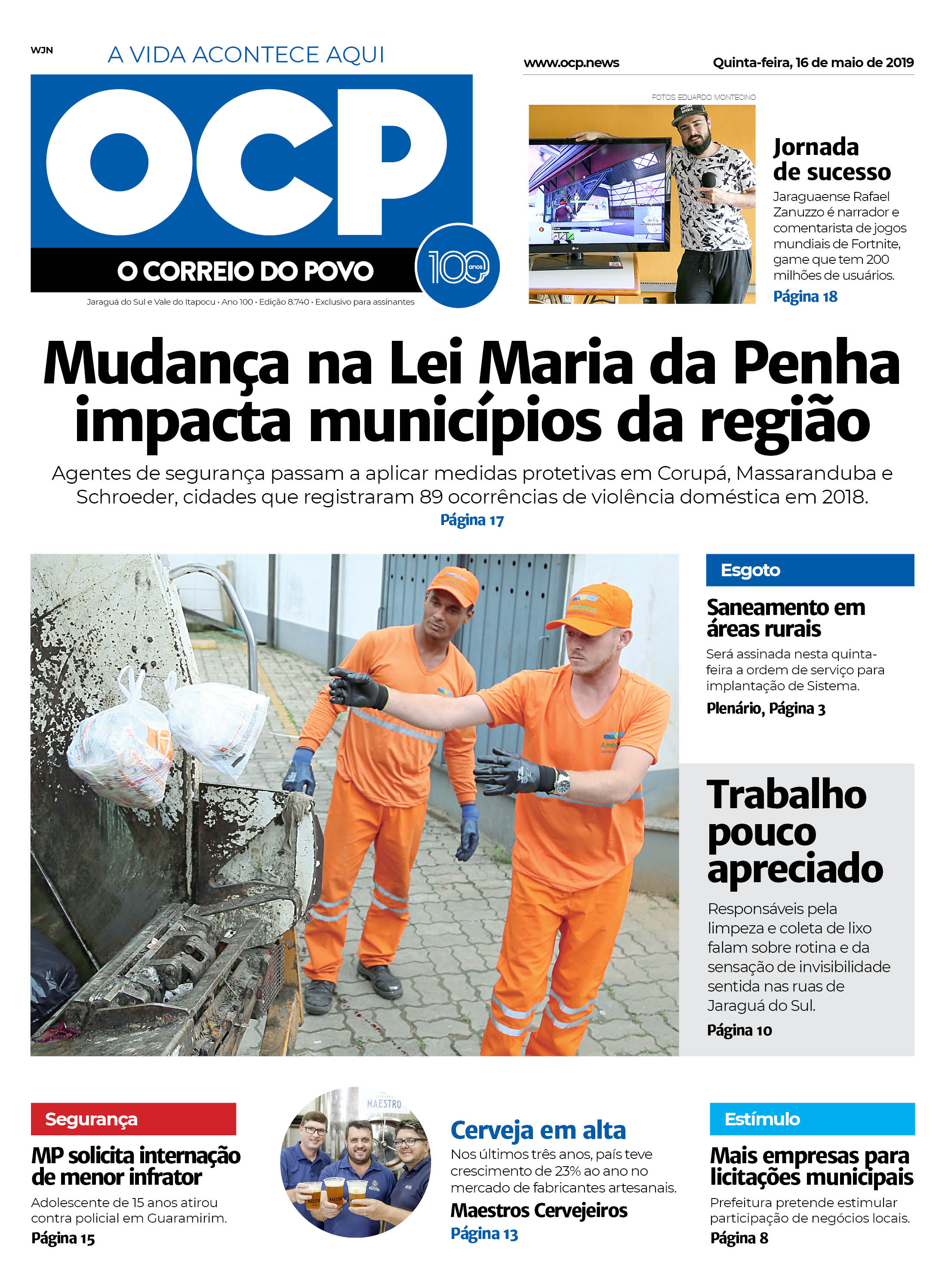Jornal Digital O Correio do Povo edição 160519