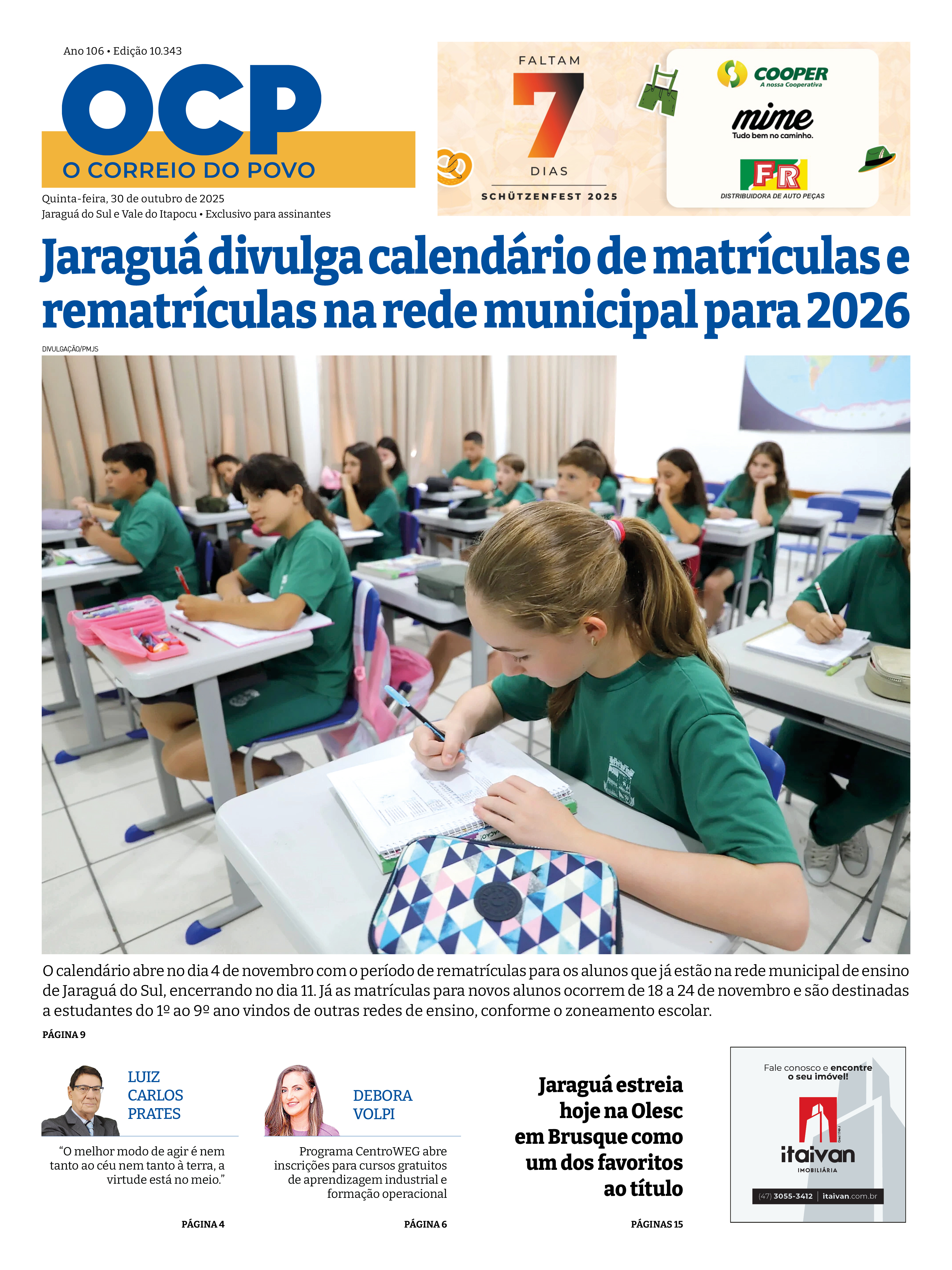 Jornal Digital O Correio do Povo edição 301025