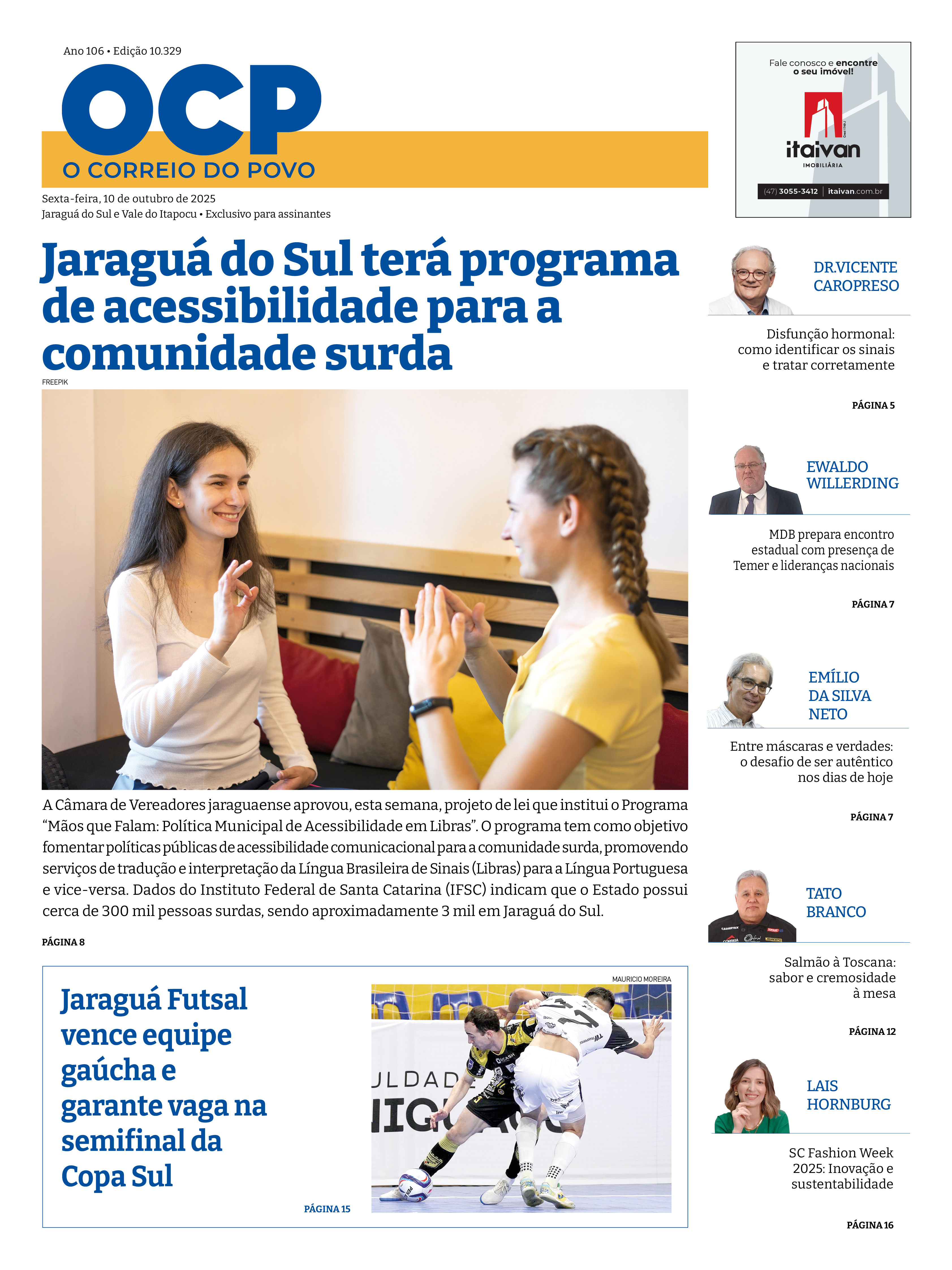 Jornal Digital O Correio do Povo edição 101025