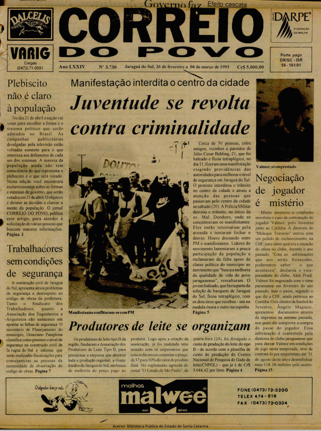 Jornal Digital O Correio do Povo edição 933730