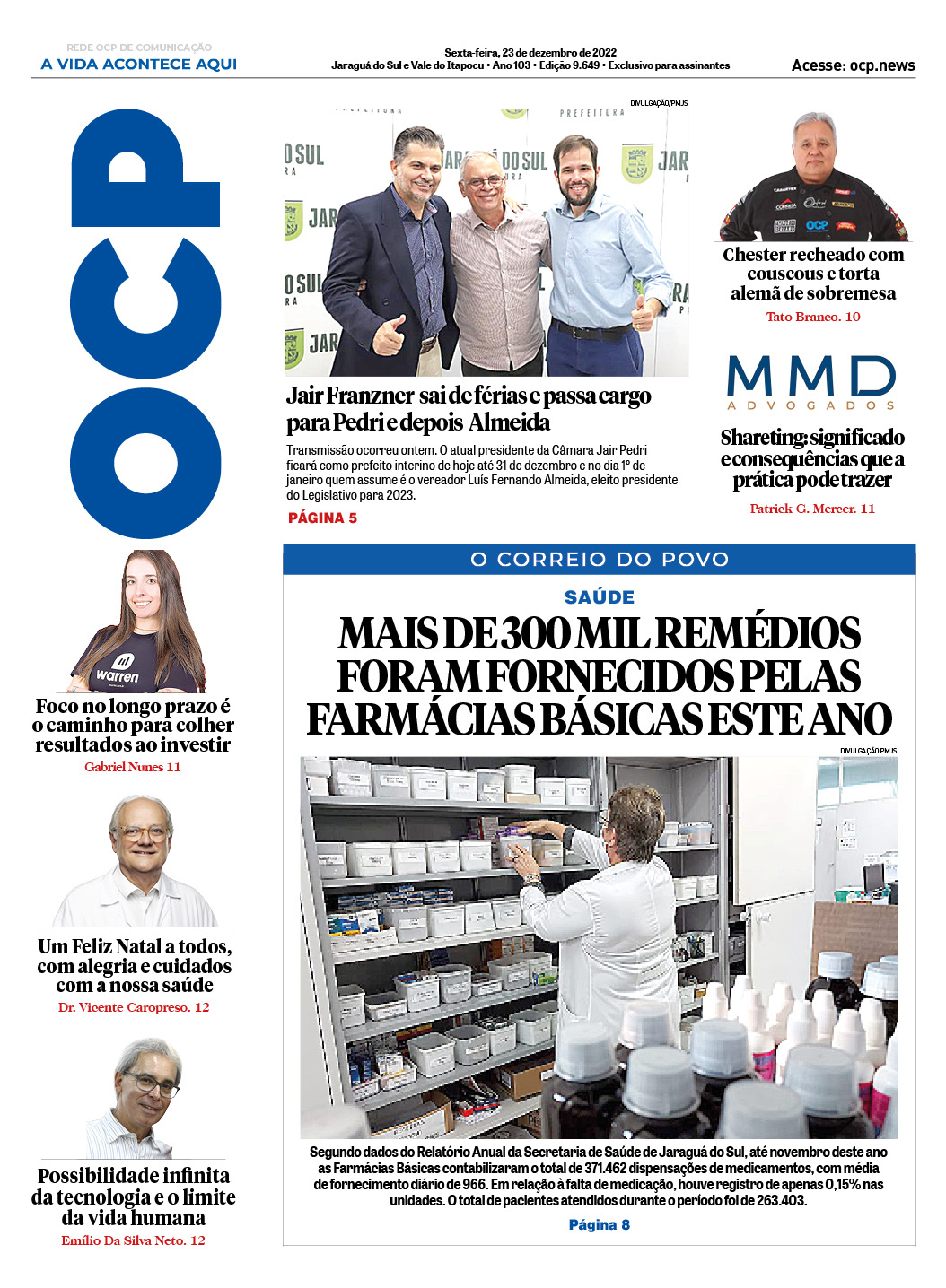 Jornal Digital O Correio do Povo edição 231222
