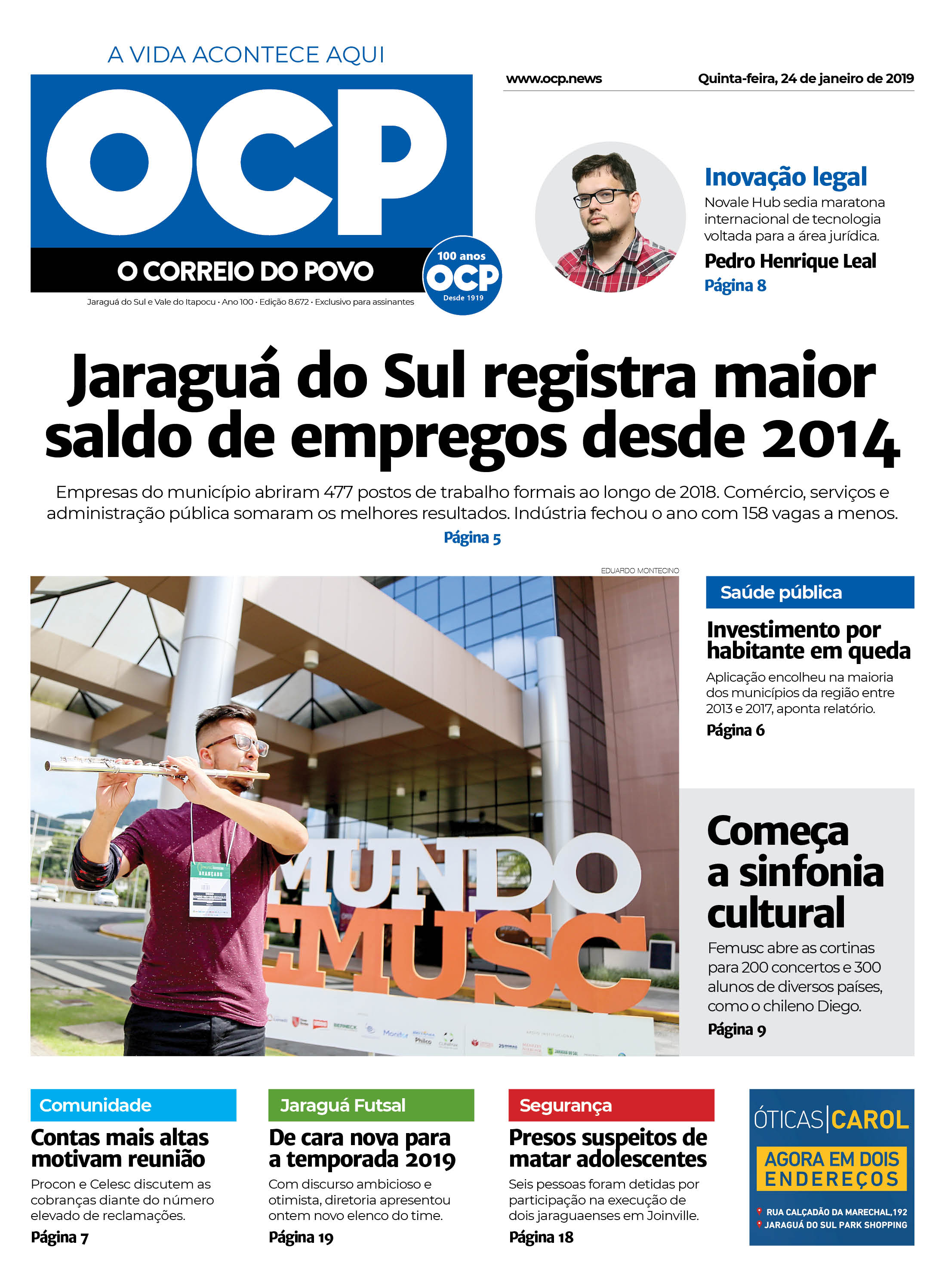 Jornal Digital O Correio do Povo edição 240119