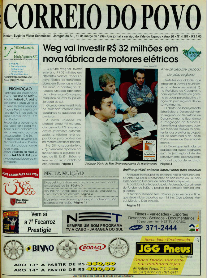 Jornal Digital O Correio do Povo edição 994187