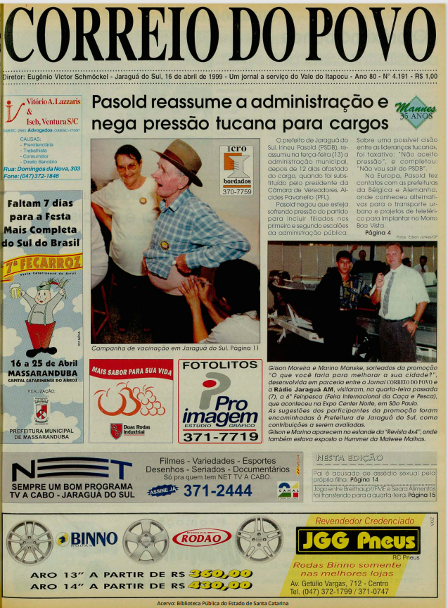 Jornal Digital O Correio do Povo edição 994191