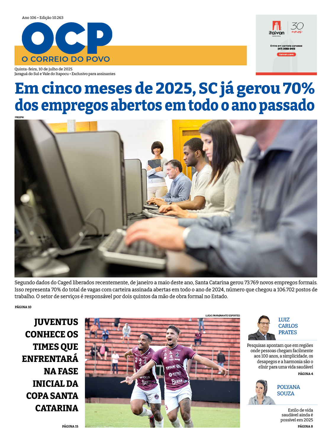 Jornal Digital O Correio do Povo edição 100725