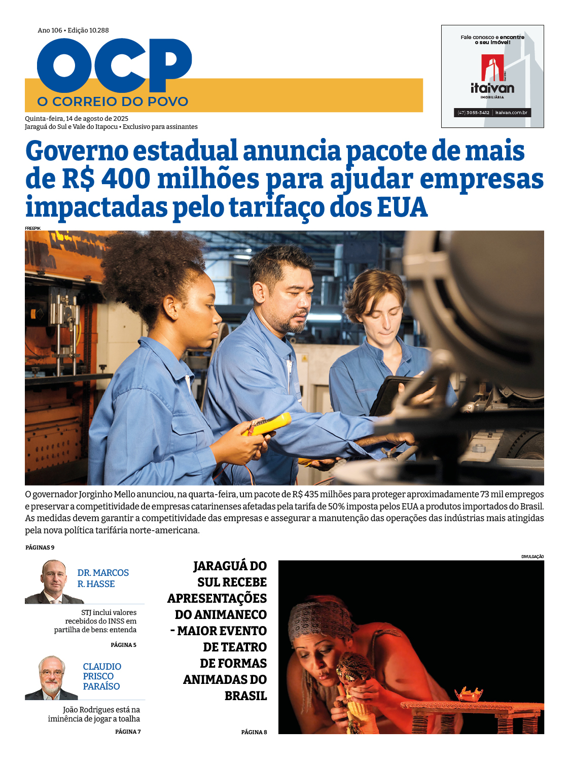 Jornal Digital O Correio do Povo edição 140825