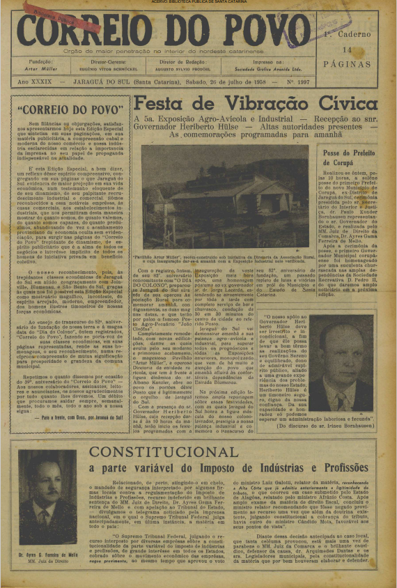 Jornal Digital O Correio do Povo edição 581997