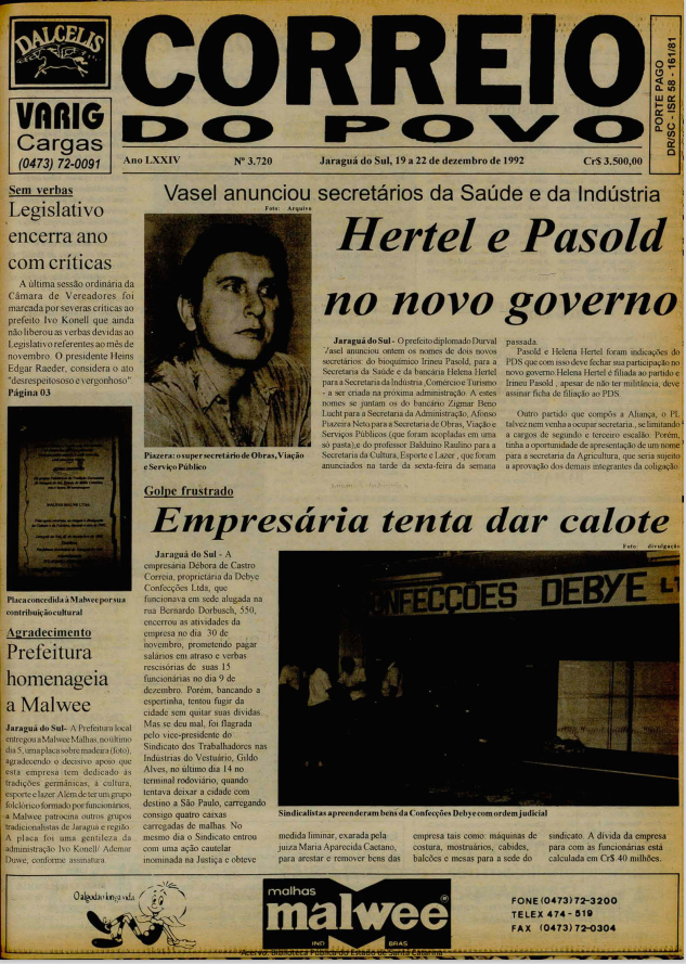 Jornal Digital O Correio do Povo edição 923720