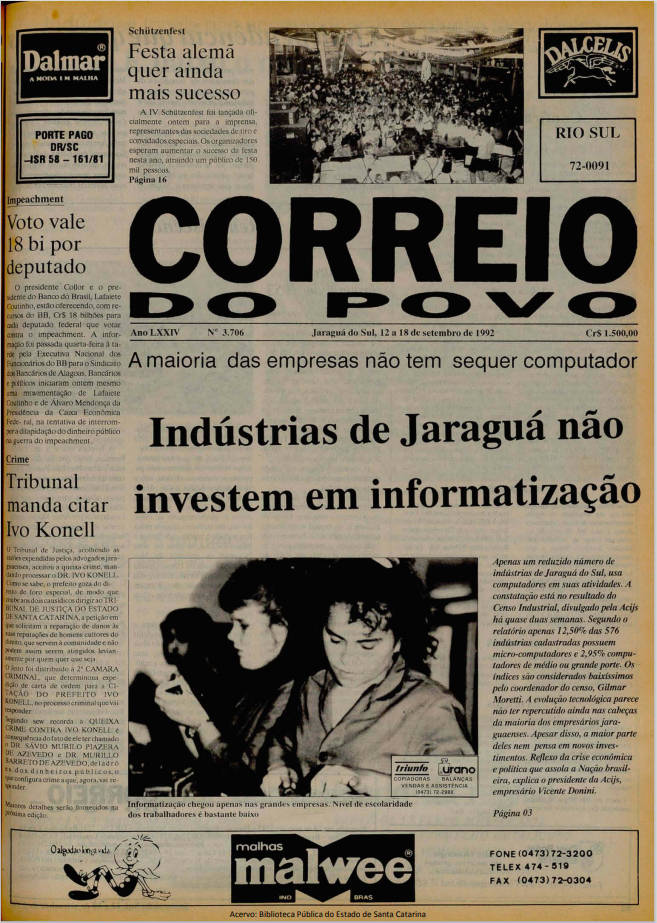 Jornal Digital O Correio do Povo edição 923706