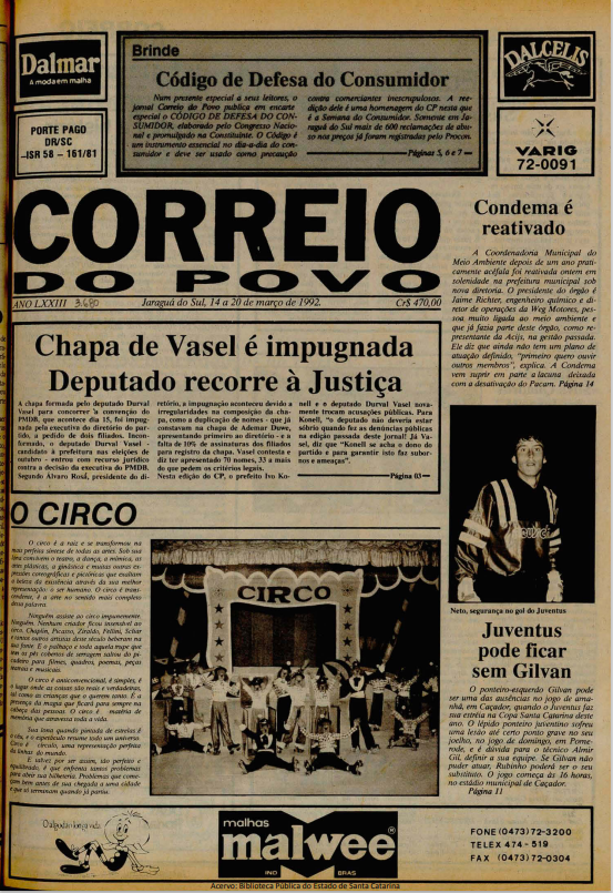 Jornal Digital O Correio do Povo edição 923680