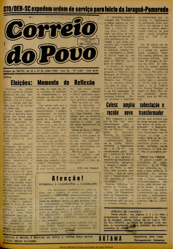 Jornal Digital O Correio do Povo edição 883497