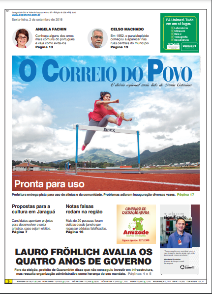Jornal Digital O Correio do Povo edição 8056