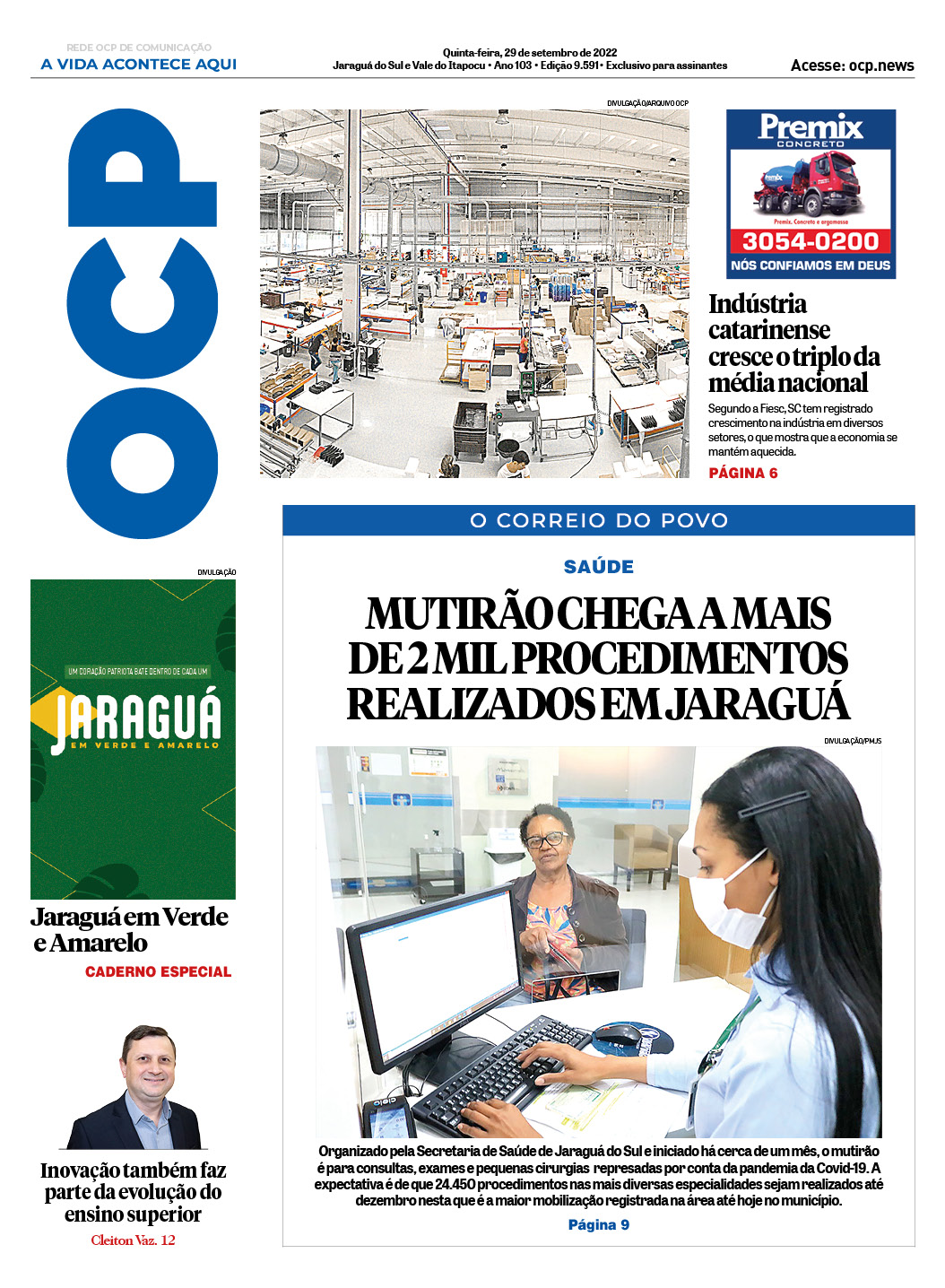Jornal Digital O Correio do Povo edição 290922