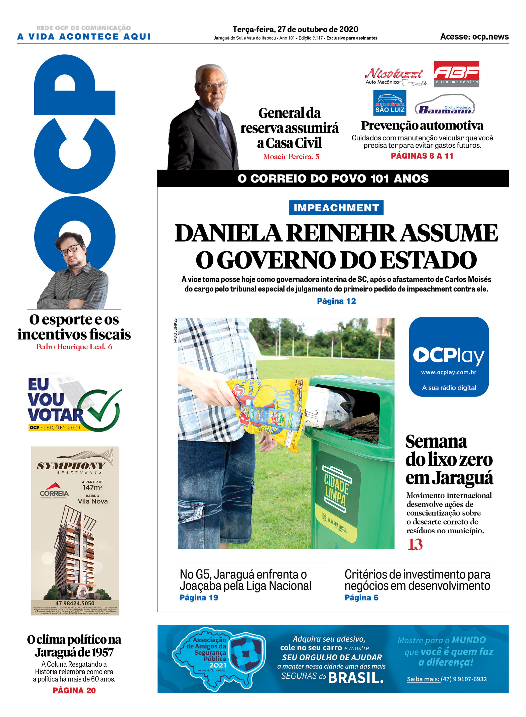 Jornal Digital O Correio do Povo edição 271020