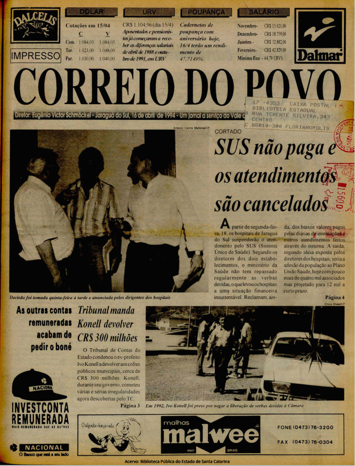 Jornal Digital O Correio do Povo edição 943849