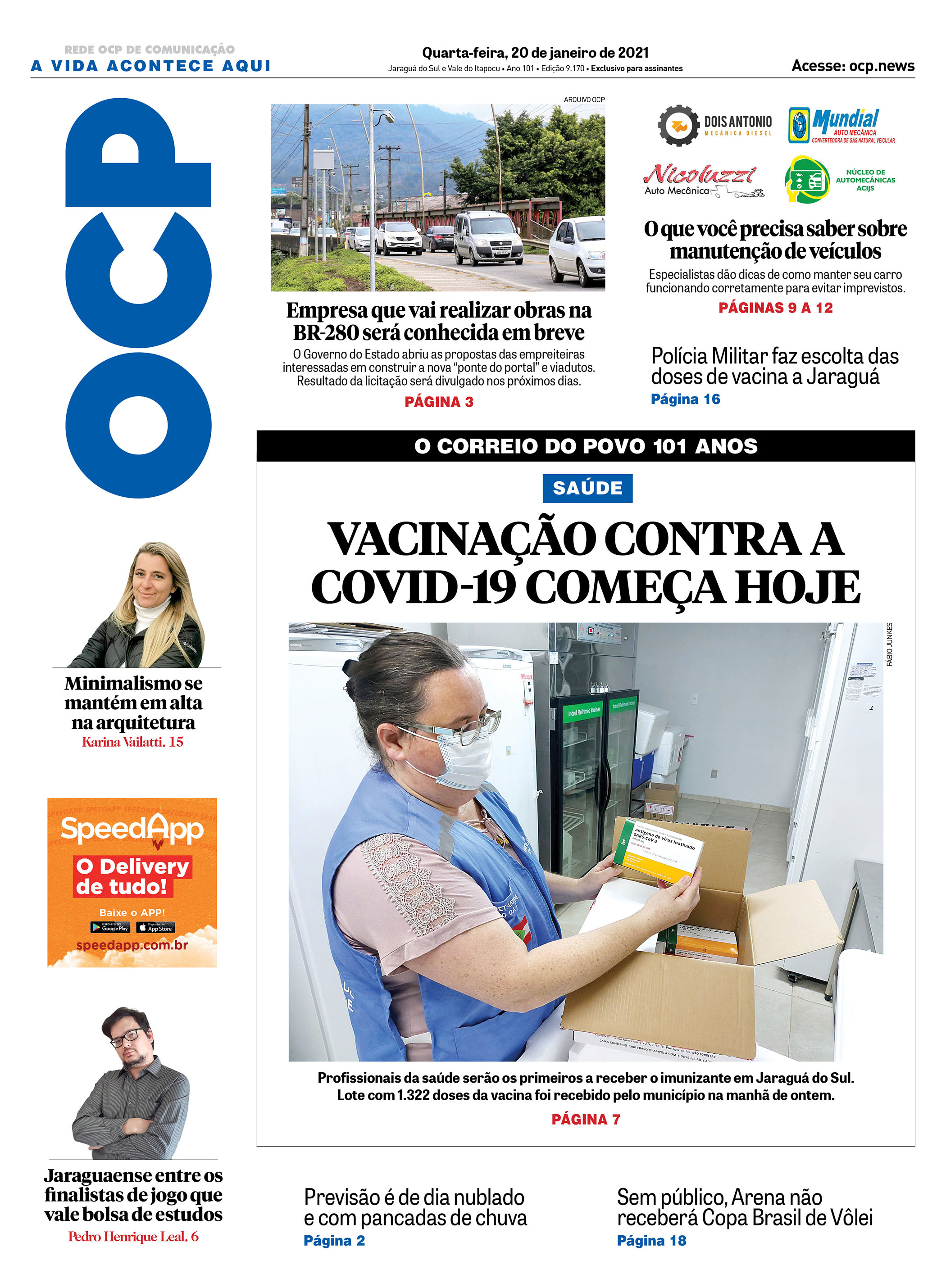 Jornal Digital O Correio do Povo edição 200121