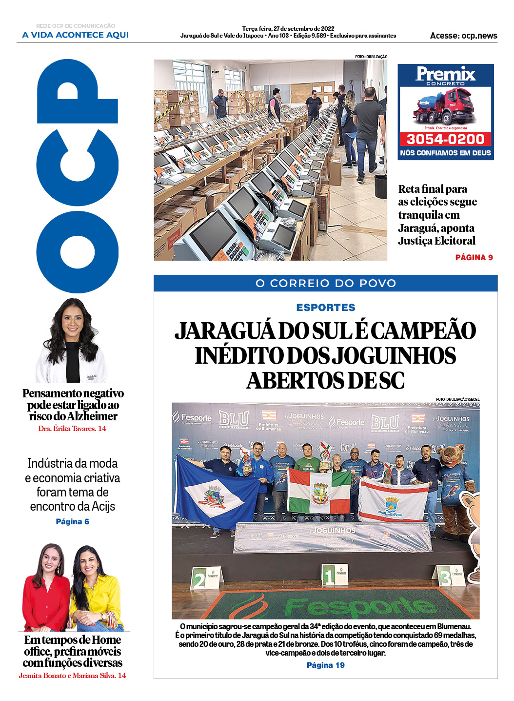 Jornal Digital O Correio do Povo edição 270922